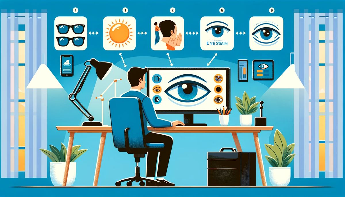 Cómo reducir la fatiga visual al usar el monitor